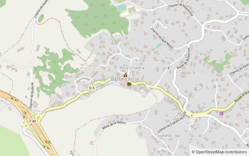 Bastelicaccia location map