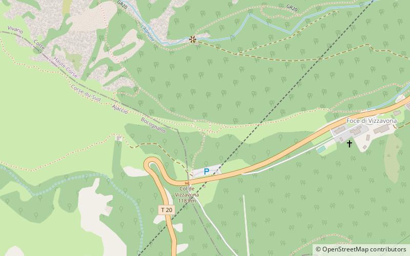Col de Vizzavona location map