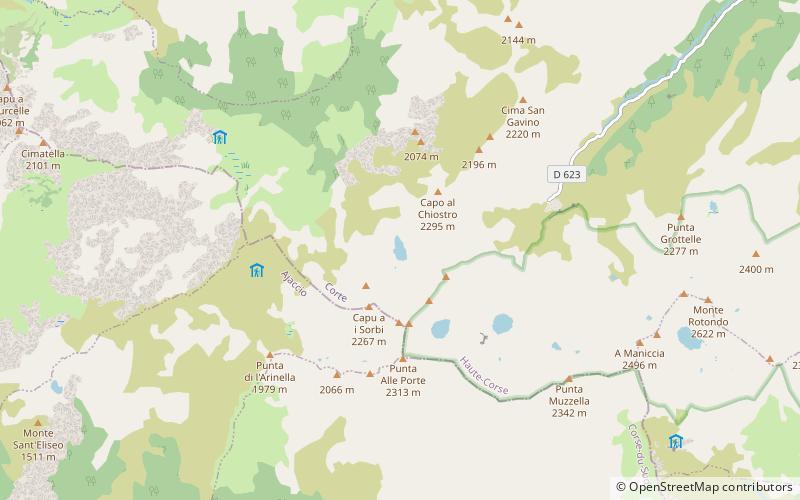 Lac de Goria location map