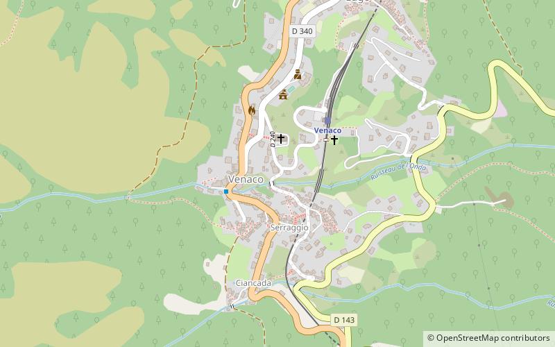 Venaco location map