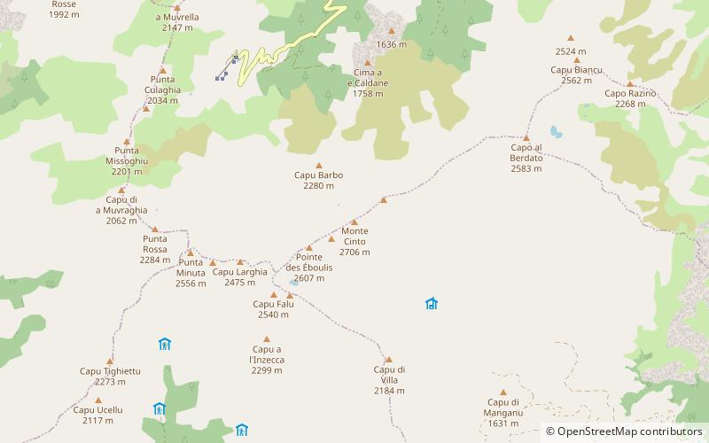 Monte Cinto location map