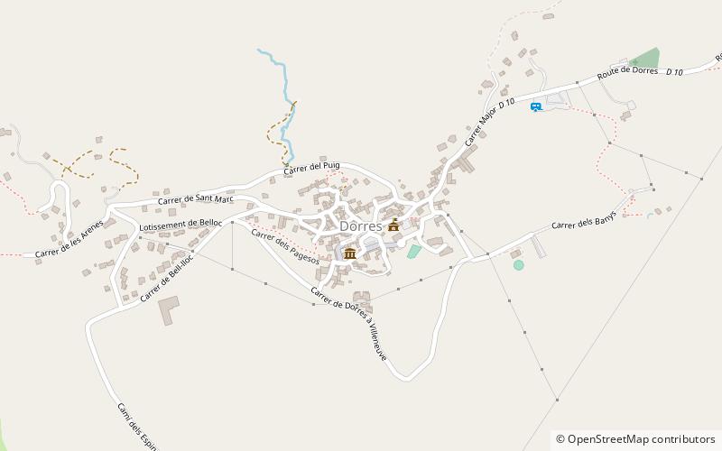 Dorres location map