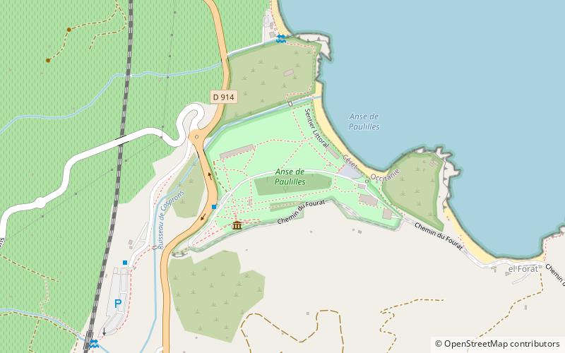 Paulilles location map