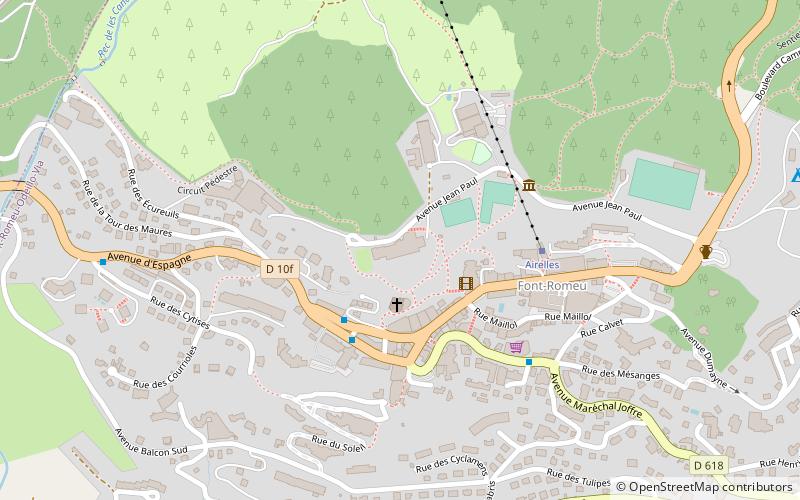 Grand Hôtel de Font-Romeu location map