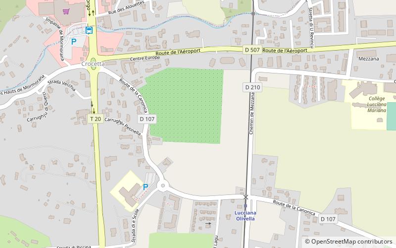 Lucciana location map