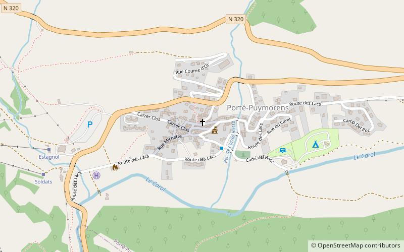 Porté-Puymorens location map