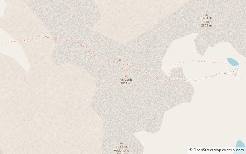 Pico Carlit location map