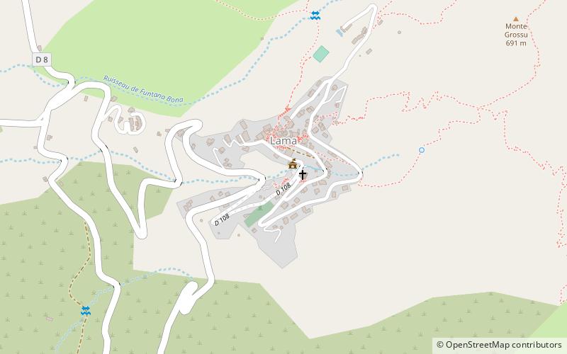Lama location map