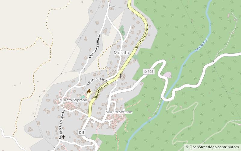 San Michele de Murato location map