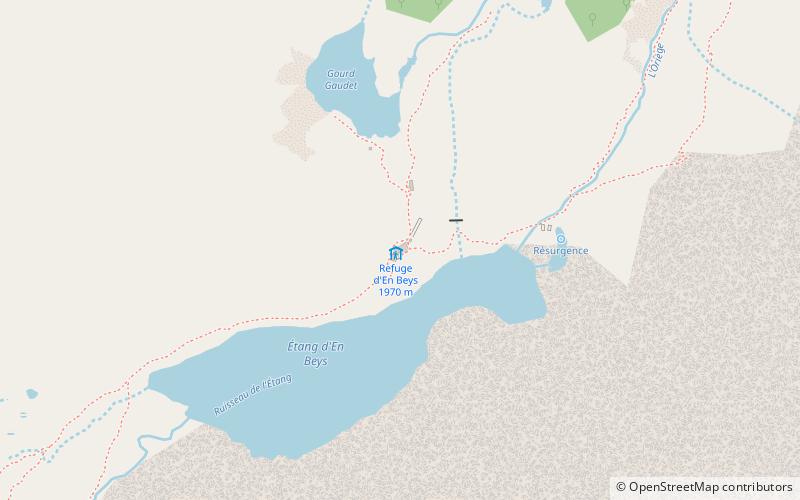 Refuge d'En Beys location map