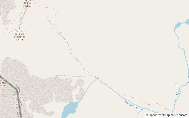 Massif du Montcalm location map