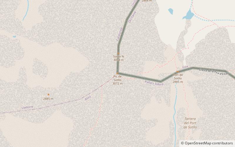 Pico de Sotllo location map