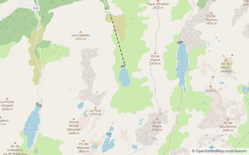 Lac d'Izourt location map