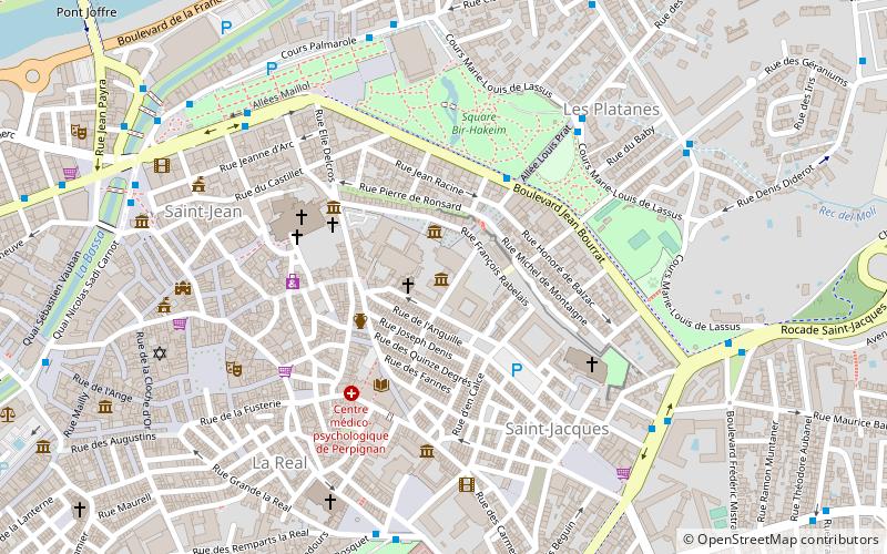 ancienne eveche perpignan location map