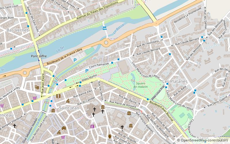 Palais des congrès et des expositions location map