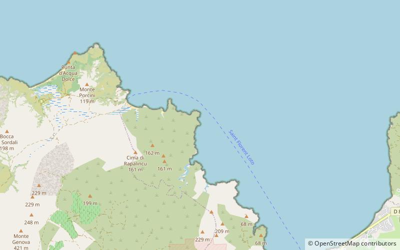 Torra di Mortella location map