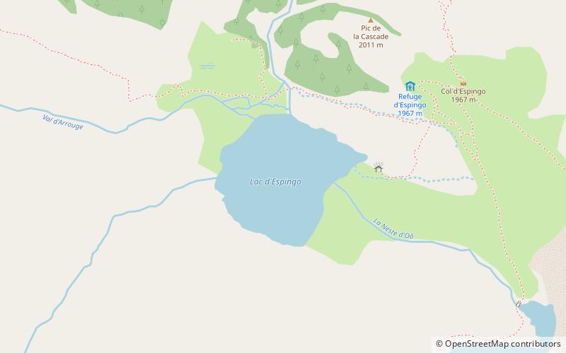 Lac d'Espingo location map
