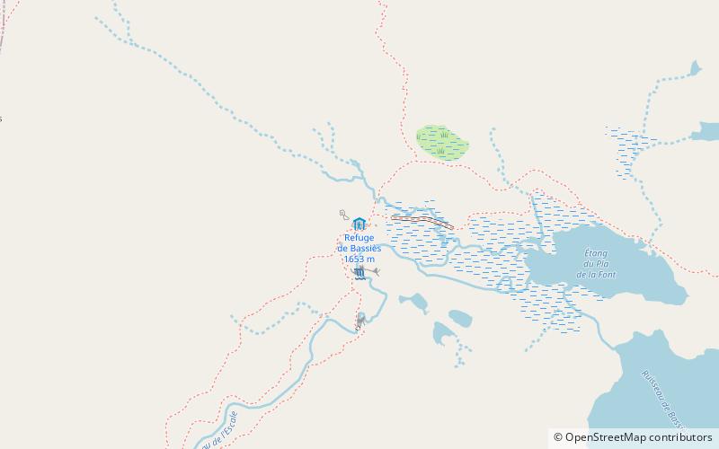 Refuge de Bassiès location map