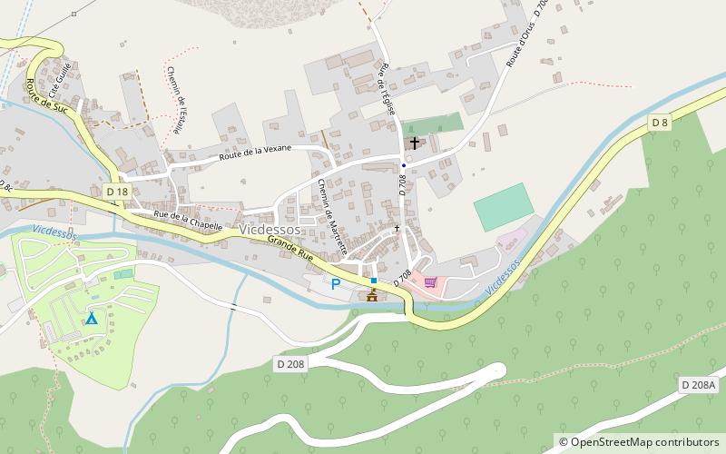 Vicdessos location map