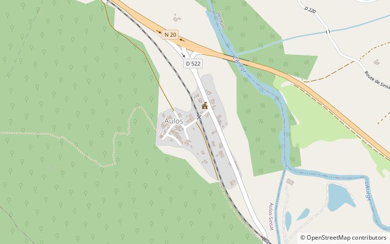 Aulos location map