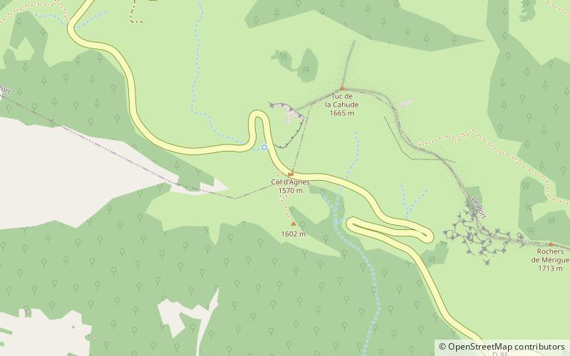 Col d'Agnes location map