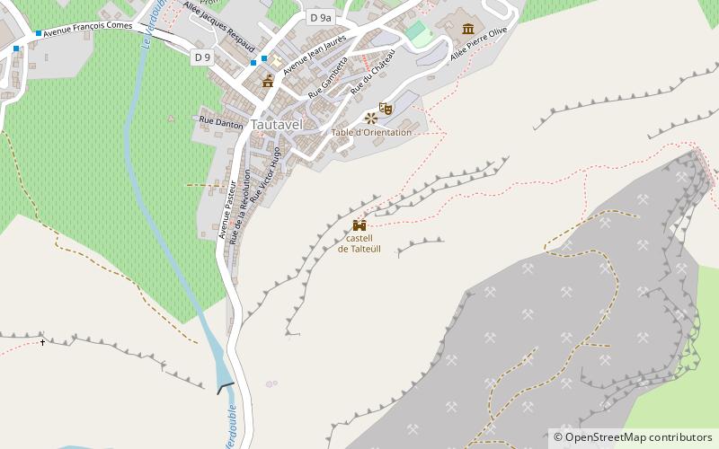 Château de Tautavel location map
