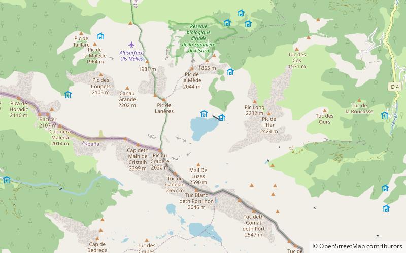 Étang d'Araing location map