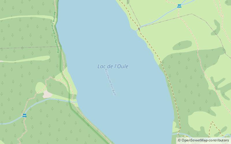 Lac de l'Oule location map