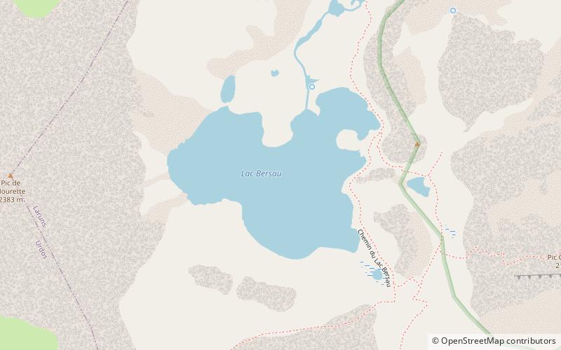 Lac Bersau location map