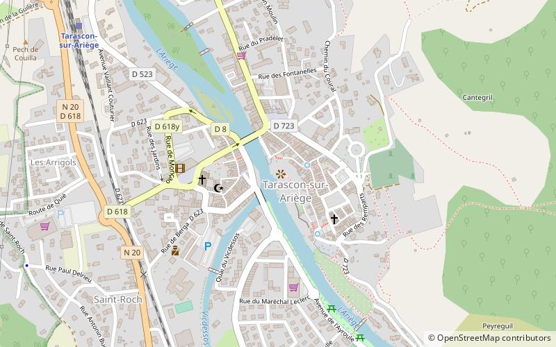 Tour du Castella location map