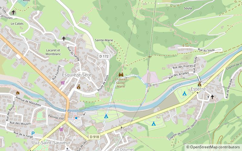 Château de Sainte-Marie location map