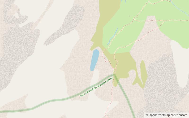 Lac du Barbat location map