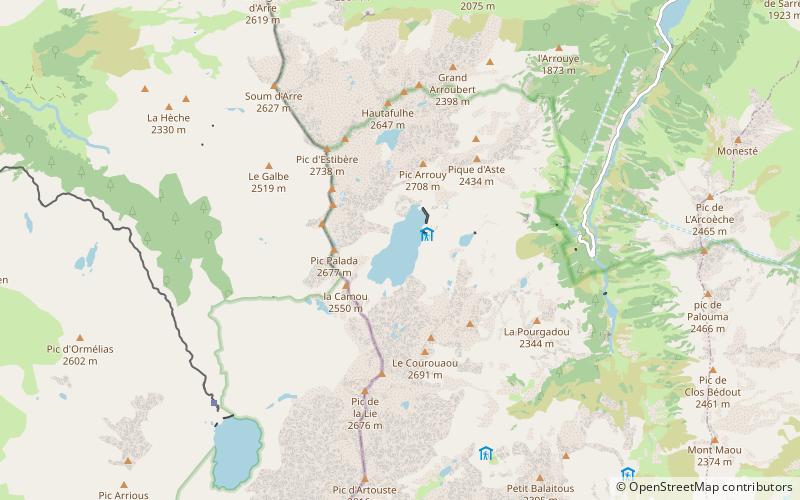 Lac de Migouélou location map