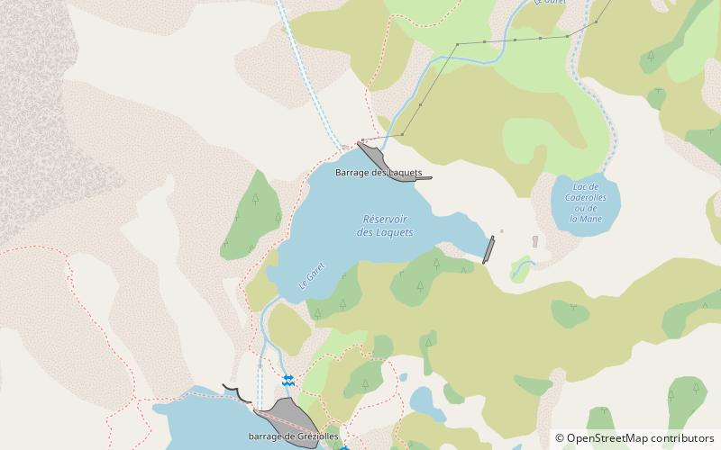 reservoir des laquets location map