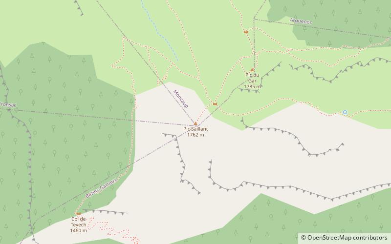 Pic du Gar location map