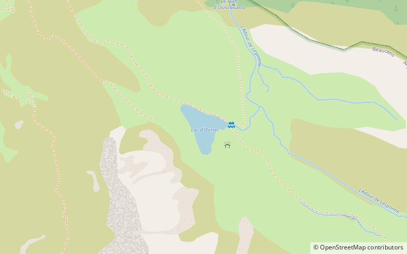 Lac d'Ourrec location map