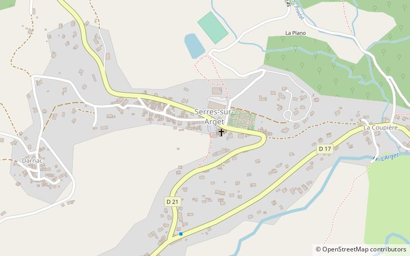 Serres-sur-Arget location map