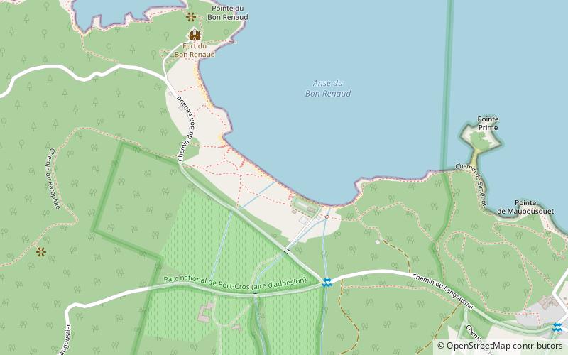 plage dargent porquerolles location map