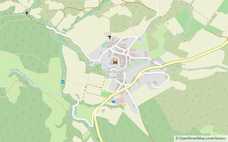 Burg Villerouge-Termenès location map