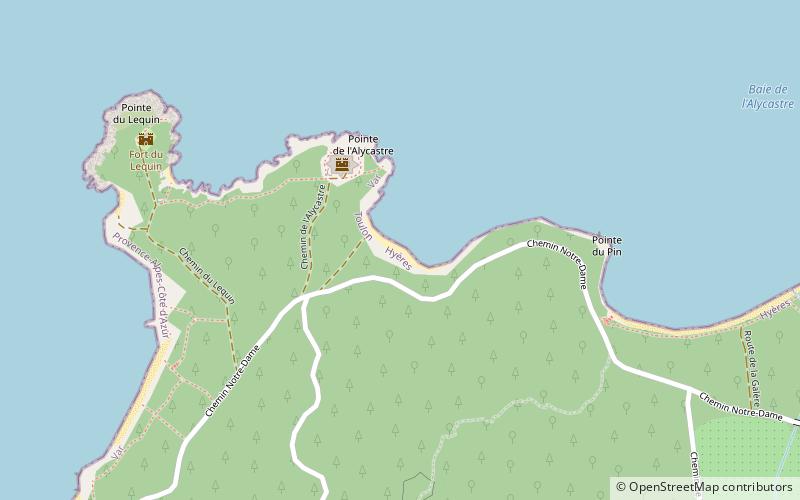 plage de lalycastre porquerolles location map