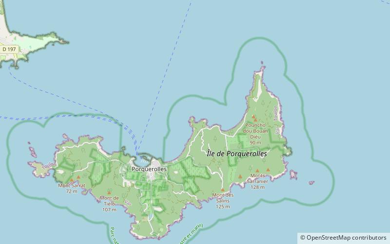 plage du lequin porquerolles location map