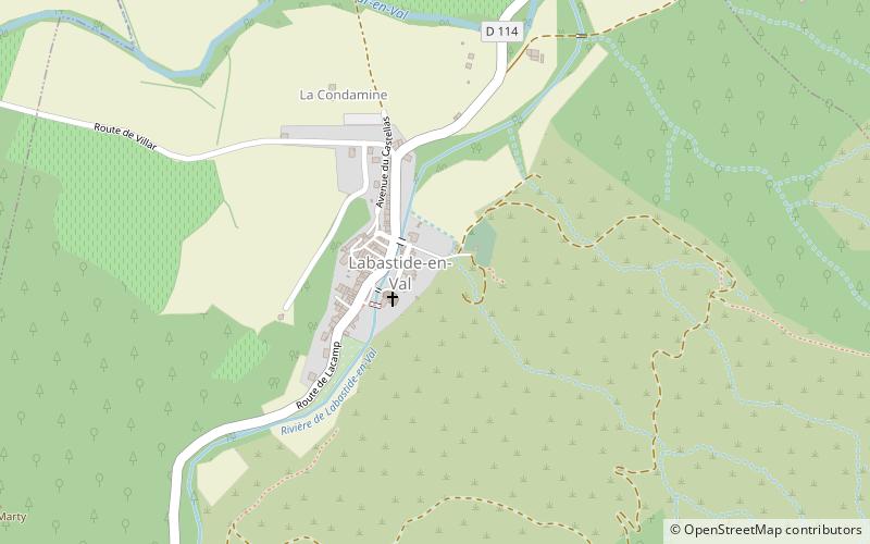 Labastide-en-Val location map