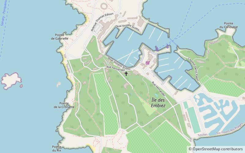 Isla de Embiez location map