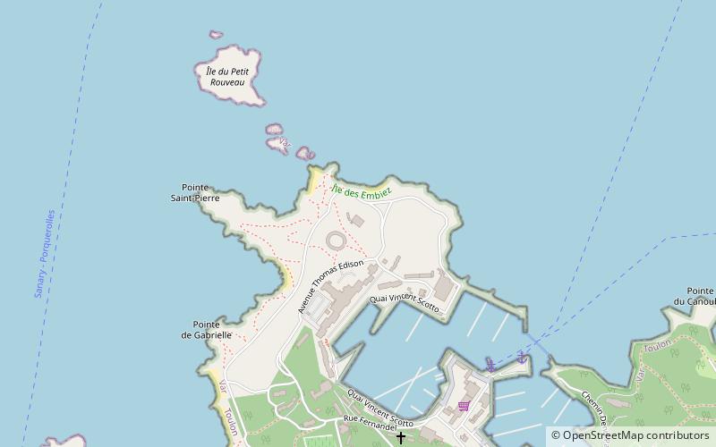 Paul Ricard Oceanographic Institute location map
