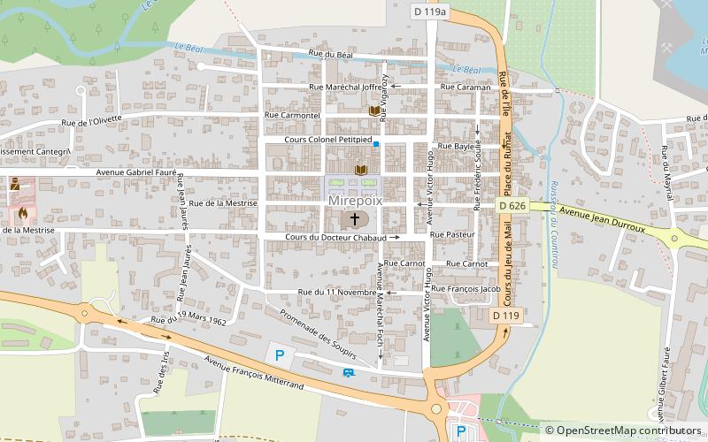 Cathédrale Saint-Maurice de Mirepoix location map