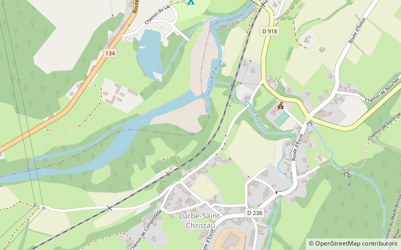 Lurbe-Saint-Christau location map