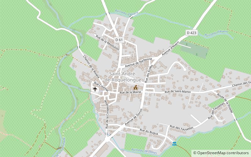 Saint-André-de-Roquelongue location map