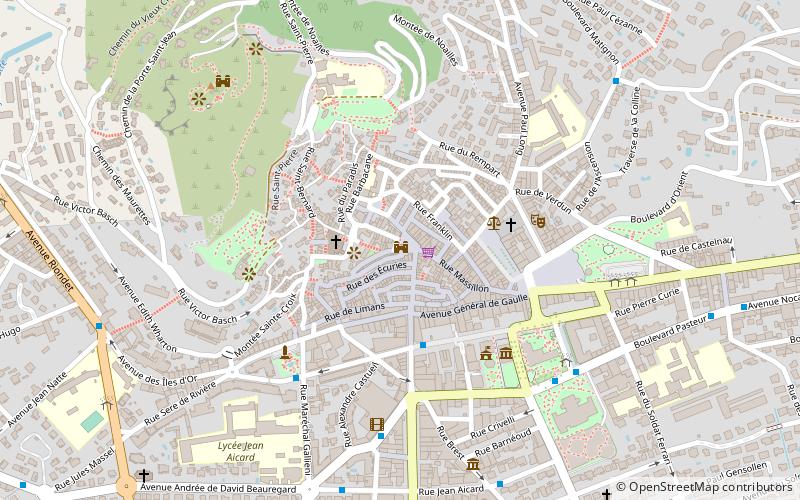 Tour des Templiers location map