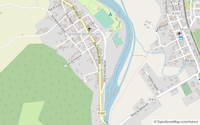Lestelle-Bétharram location map