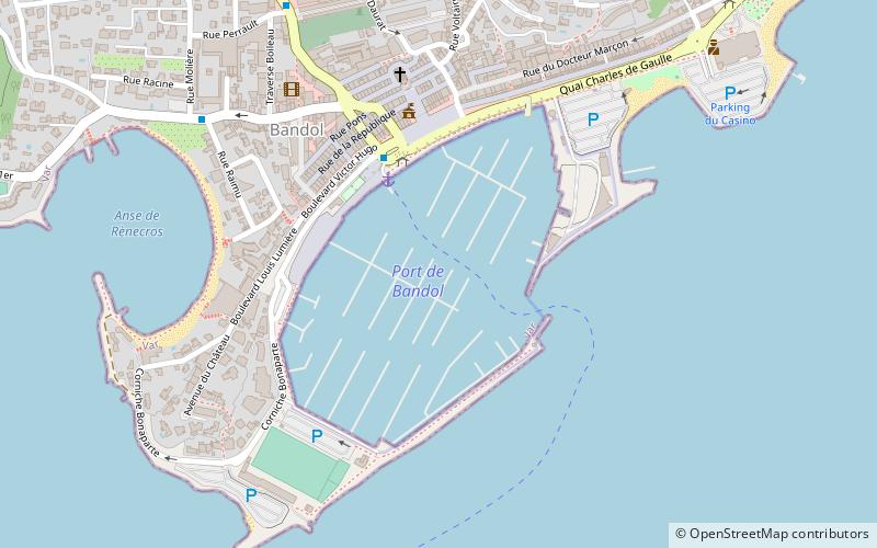 Port de Bandol location map